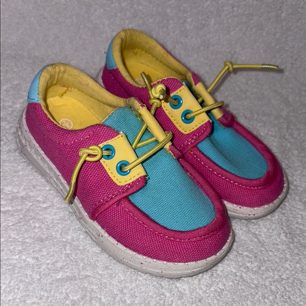 Nwot lily & dan Color block hey dude inspired slip on shoe size 7/8